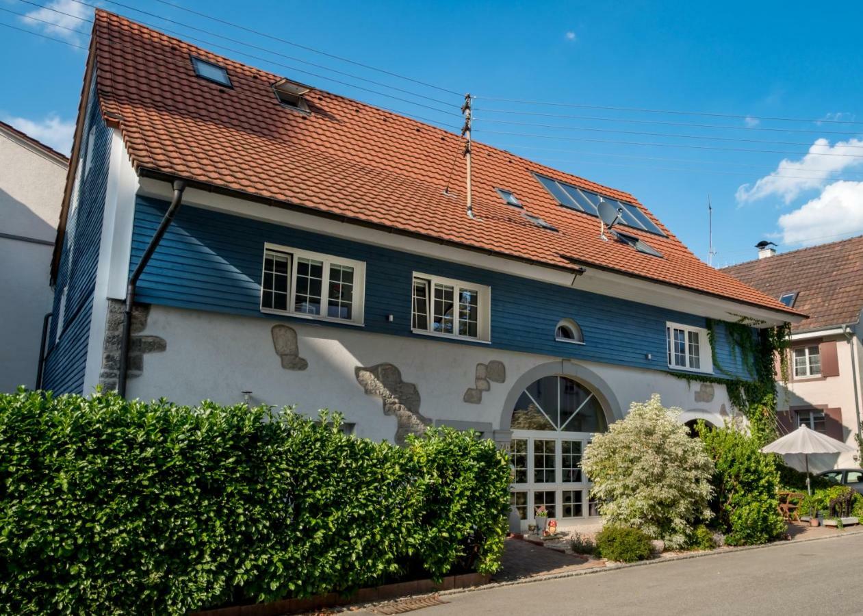 Ferienloft in der blauen Scheune Binzen Exterior foto